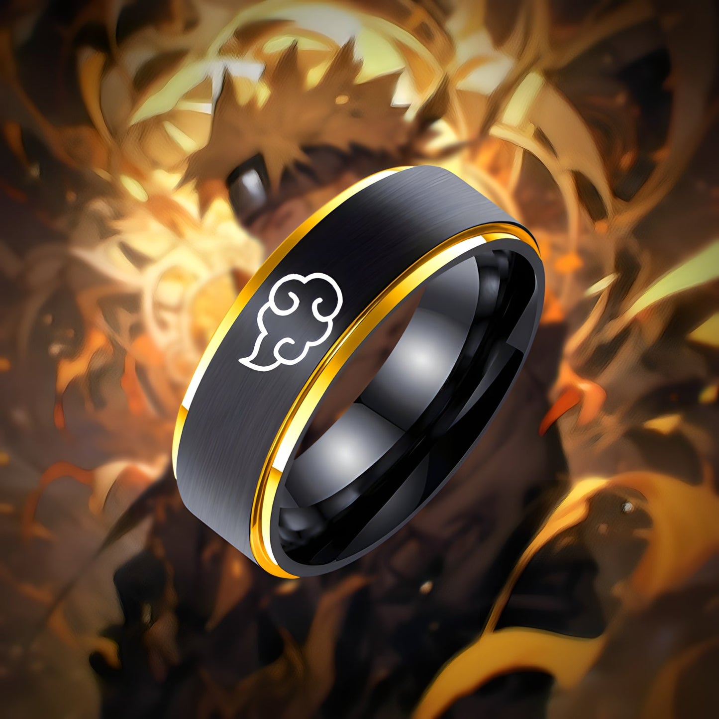Titanium Naruto Ring