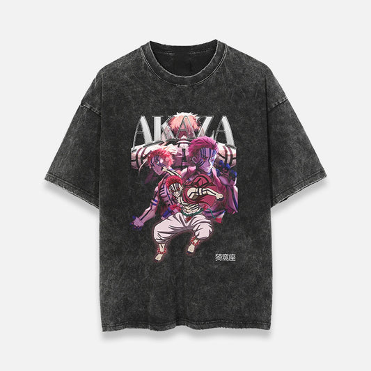 Retro Akaza Graphic T-shirt