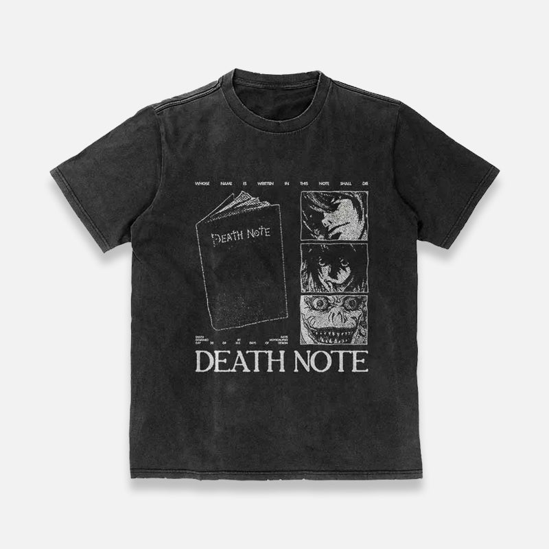 Death Note Skin Fujin Death Note Book T-shirt – Fujin