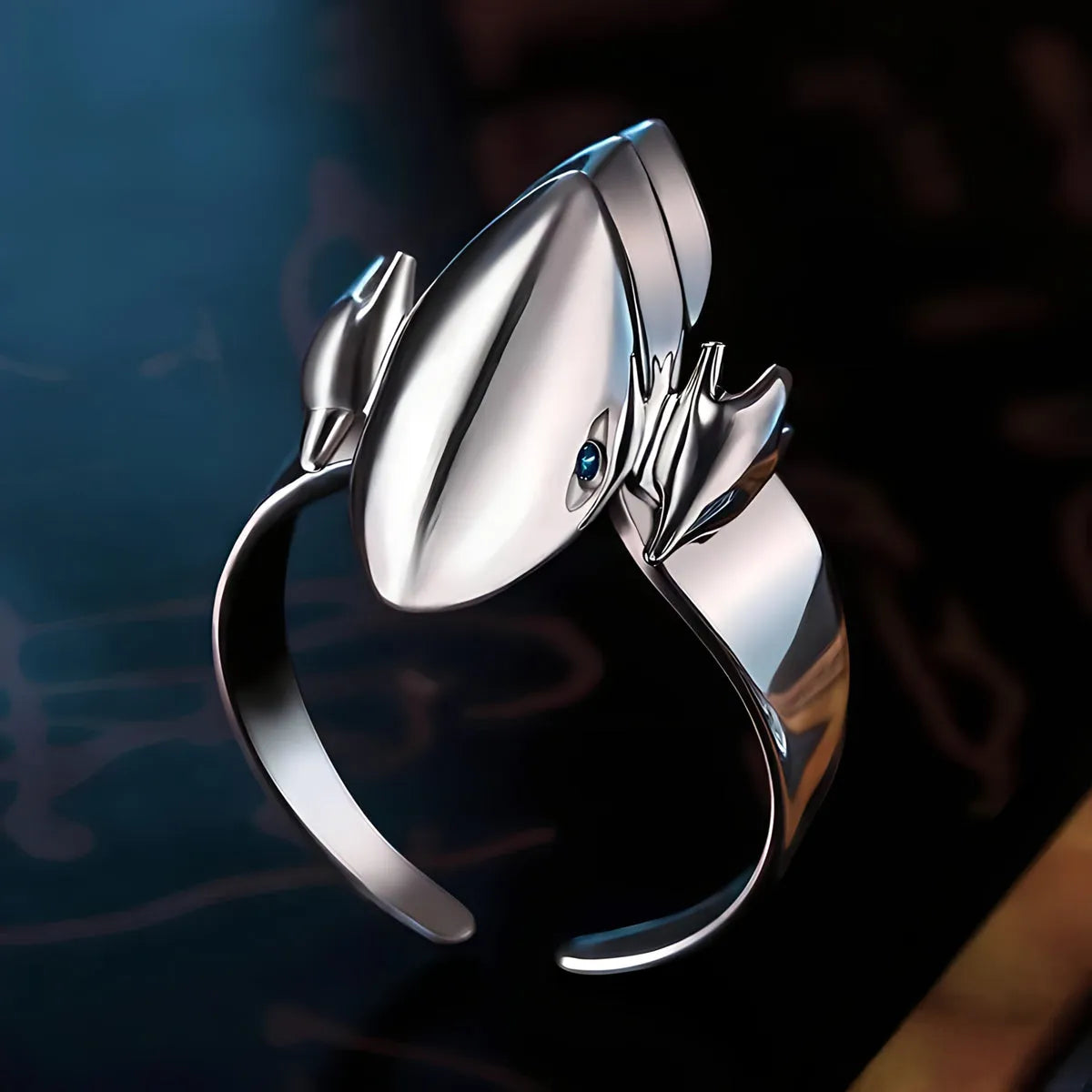 BLUE EYES WHITE DRAGON RING