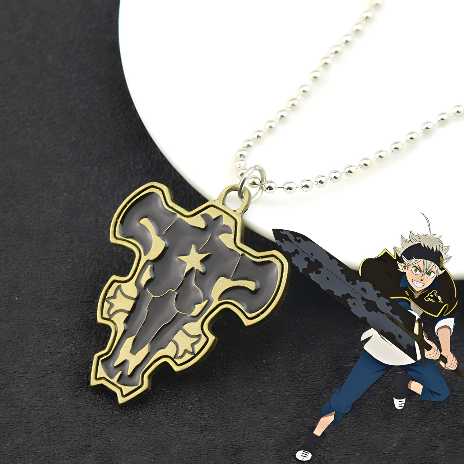 Black Clover Necklace